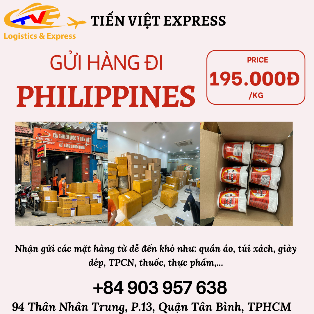Gửi hàng đi Philippines- Tiến Việt Express